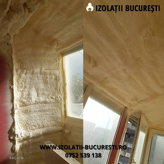 Izolatie cu spuma poliuretanica