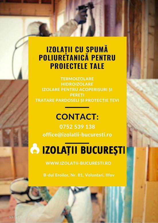 Izolatie cu spuma poliuretanica