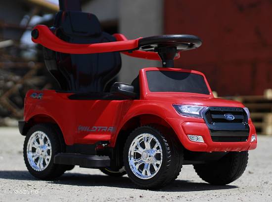 Carucior electric pentru copii 3 in 1 Ford Ranger STANDARD #Rosu