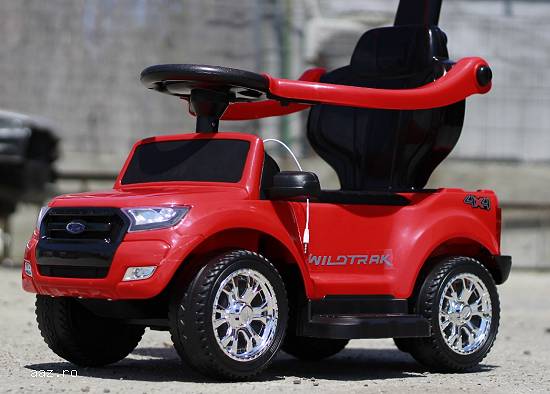 Carucior electric pentru copii 3 in 1 Ford Ranger STANDARD #Rosu