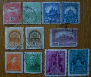 Vand timbre vechi Ungaria 1915 - 1940,  Romania,  Filipine
