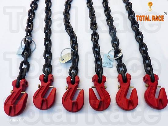 Dispozitiv complet lant ancorare 8 mm 4 tone lungimi la cerere