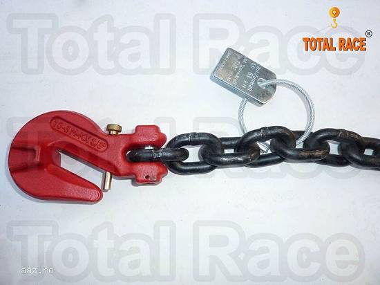 Dispozitiv complet lant ancorare 8 mm 4 tone lungimi la cerere