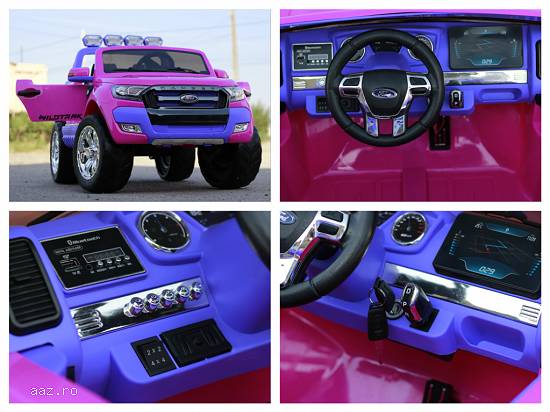 Masinuta electrica pentru 2 copii Ford Ranger 4x4 180W PREMIUM