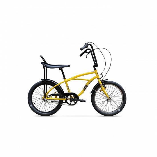 Vand Bicicleta Pegas Strada Mini 1S 20” Cruiser Galben bondar unisex NOUA SIGILATA