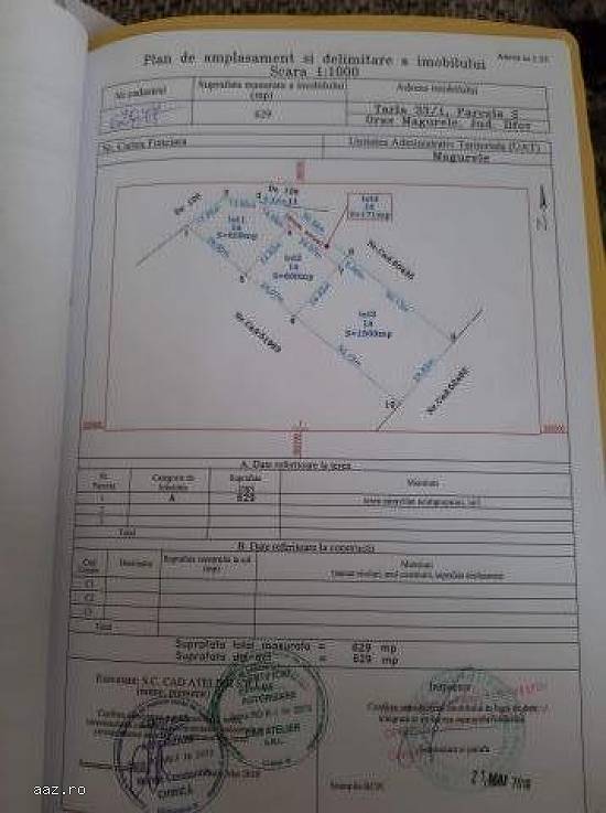 Teren Intravilan Magurele,  constructii 45e/mp