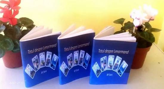 Cartea Totul despre lenormand+cadou un set de rune Viking