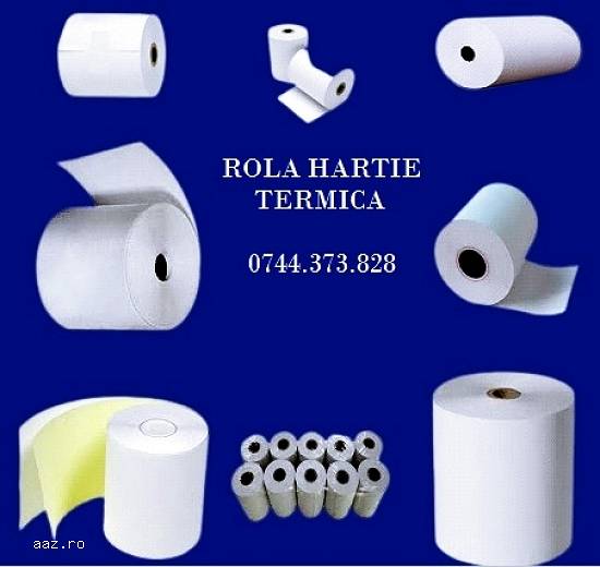 Role de hartie termica in orice tipodimensiune.