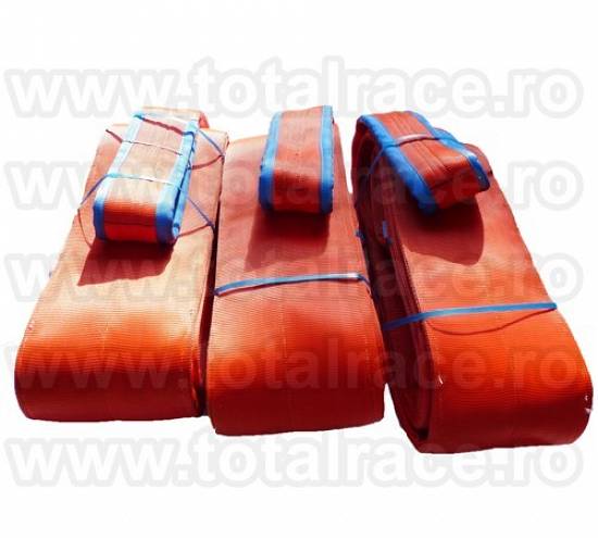 Chingi de ridicare din polyester cu urechi de prindere sau circulare pentru ridicat sarcini
