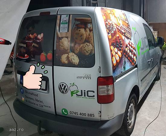 Inscripționare,   colantare parțială mașini și autoutilitare