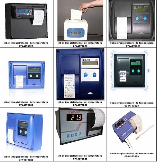 Cartus tusat si Rola hartie termodiagrama tip THERMO KING,   TRANSCAN,   DATACOLD CARRIER,    ESCO D