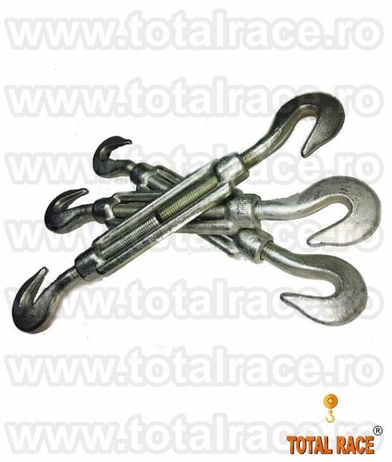 Intinzatoare cablu cu doua carlige Total Race