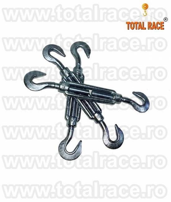 Intinzatoare cablu cu doua carlige Total Race