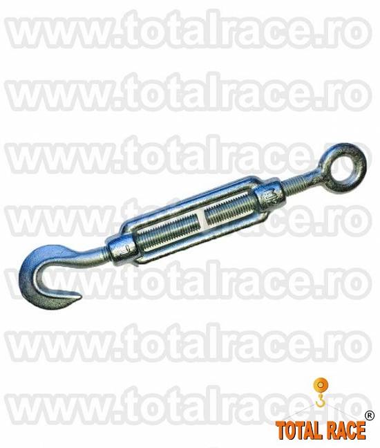 Intinzatoare cablu cu un ochi de prindere si un carlig Total Race