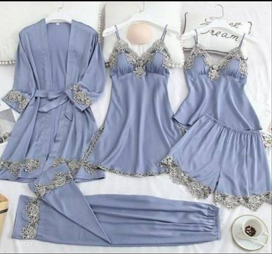 Pijama superba din satin