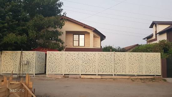 Panouri decorative,   garduri,   porti,   balcoane,   balustrade