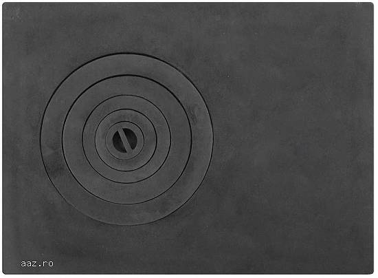 Plita fonta cu trei ochiuri 532 x 378 mm
