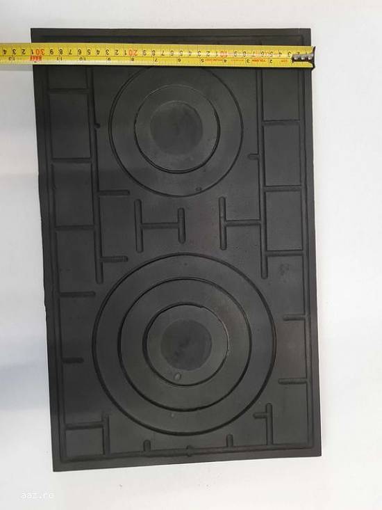 Plita fonta 490 x 310 mm,   grosime 12 mm