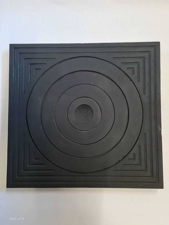 Plita din fonta 530 x 560 mm,   grosime 17 mm