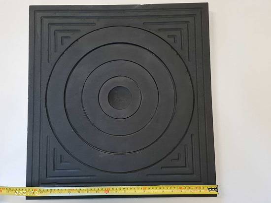 Plita din fonta 530 x 560 mm,   grosime 17 mm