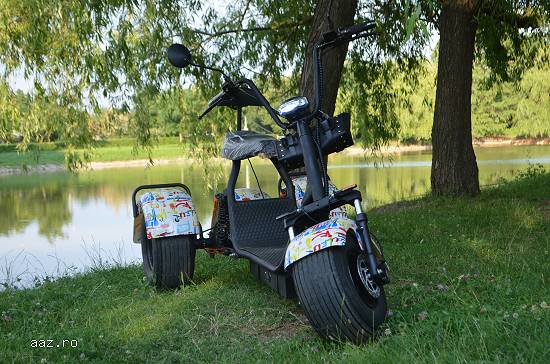 Scuter electric cu 3 roti 2000W 60V 20Ah Smarda SDM-301 #Grafiti
