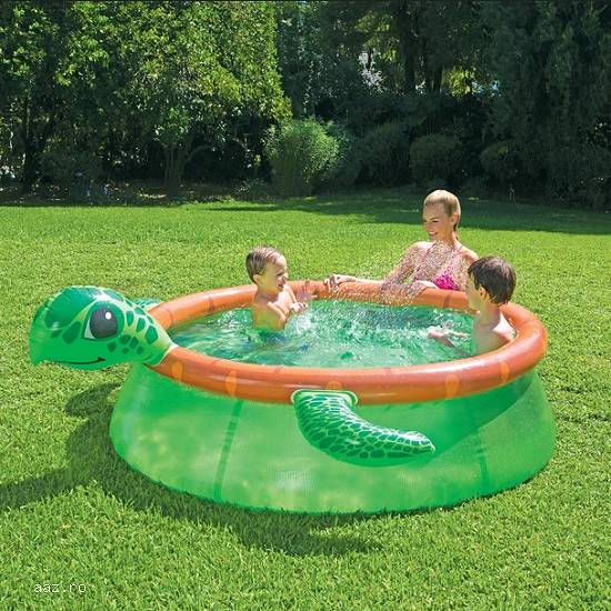 Piscină Summer Waves QS în formă de Țestoasă perfectă pentru copii