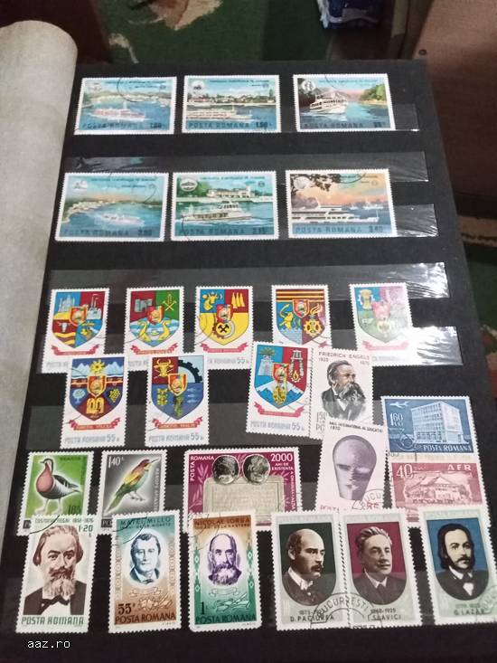 Vând colecție timbre vechi preț 1000 euro