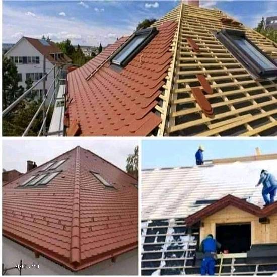 Reparații acoperișuri firmă de acoperișuri și hidroizolații construcții