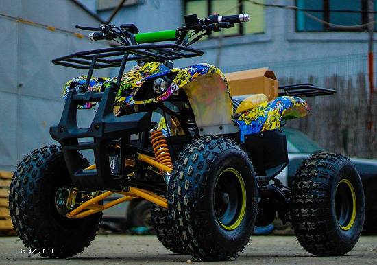 ATV electric NITRO Eco TORONTO 1000W 48V 20Ah Diferential #Grafiti Yellow