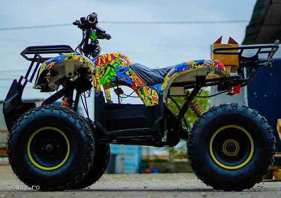 ATV electric NITRO Eco TORONTO 1000W 48V 20Ah Diferential #Grafiti Yellow