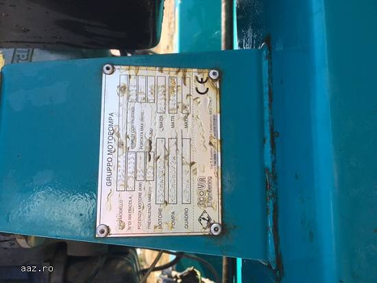 Vand motopompa SCOVA model I750000-75 cp