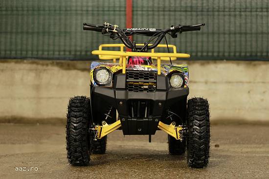 ATV electric KinderAuto Eco Torino Cross 1000W 36V Grafiti Yellow