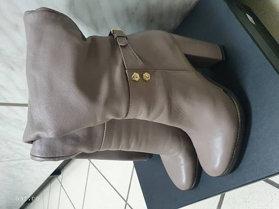 Cizme lungi din piele