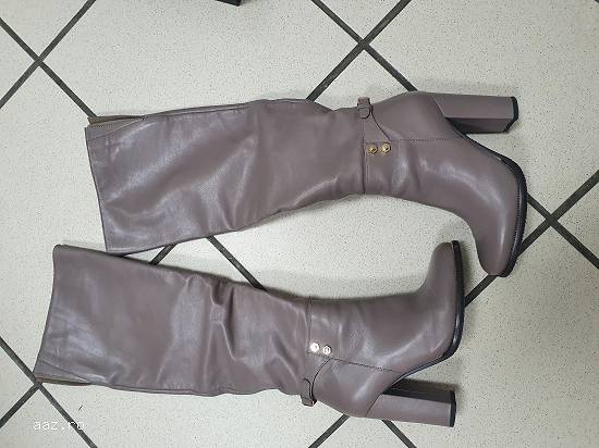 Cizme lungi din piele