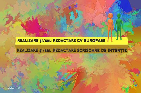 Actualizare CV/Redactare CV/Modificare CV Europass etc,  Scrisoare intenție/motivație