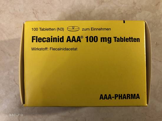 Vand Flecainida Germania 100 mg,   100 tablete cutie,   termen - aprilie 2024,   pret 395 ron.