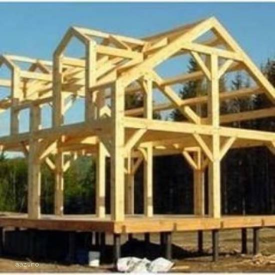 Realizam case pe structura de lemn
