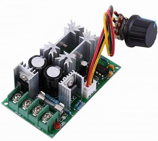 Variator regulator CONTROLLER TURATIE motor DC 12V 24V 60V PWM curent continuu