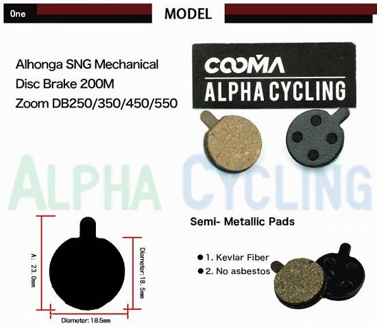 PLACUTE FRANA disc BICICLETA zoom 5 rotunde TROTINETA electrica