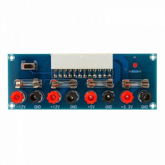 PLACA adaptor de alimentare SURSA PC desktop calculator ATX 3V 5V 12V laborator