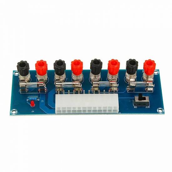 PLACA adaptor de alimentare SURSA PC desktop calculator ATX 3V 5V 12V laborator