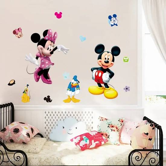 STICKER PERETE tapet desene pe pereti DISNEY camera copii Mickey Mouse 70×50 cm