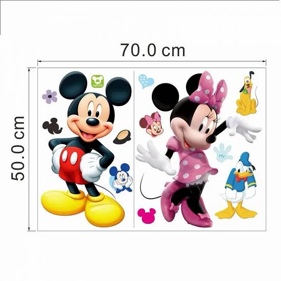 STICKER PERETE tapet desene pe pereti DISNEY camera copii Mickey Mouse 70×50 cm