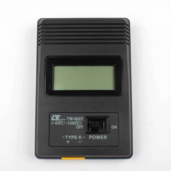 TERMOMETRU digital PROFESIONAL industrial PRET cu sonda termocuplu tip K