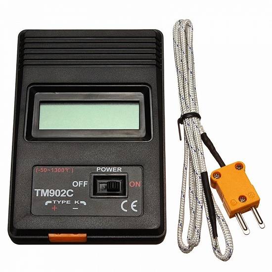 TERMOMETRU digital PROFESIONAL industrial PRET cu sonda termocuplu tip K