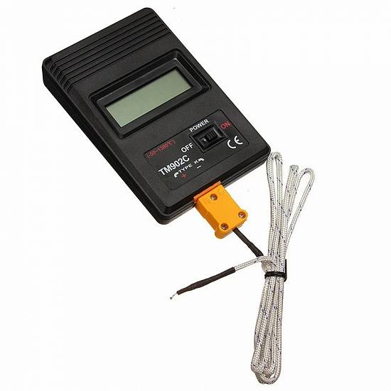 TERMOMETRU digital PROFESIONAL industrial PRET cu sonda termocuplu tip K