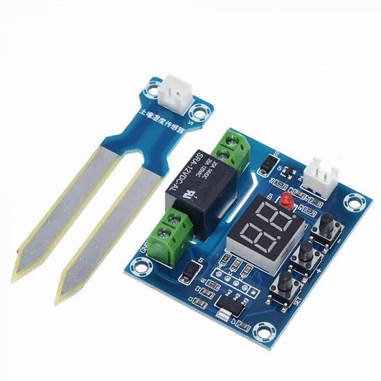 Modul SENZOR UMIDITATE sol cu releu pt SISTEM IRIGATIE automat CONTROLER IRIGARE
