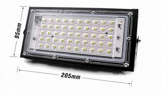 PROIECTOR reflector corp ILUMINAT EXTERIOR led 50W curte gradina casa IEFTIN