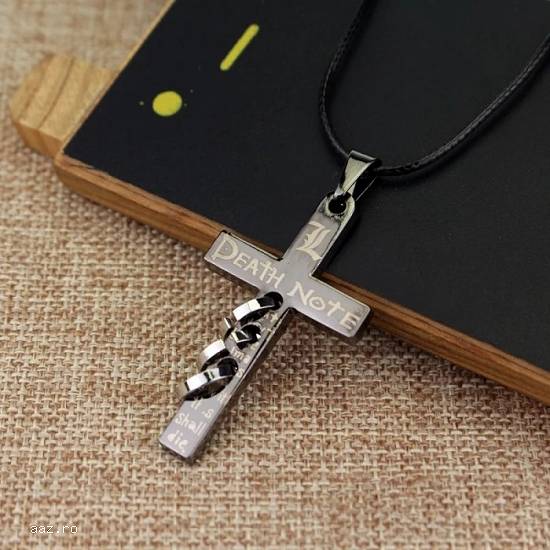 Lant Lantisor Pandantiv Cruce Death Note Anime Manga cu snur