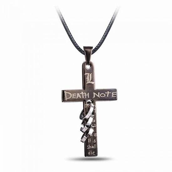 Lant Lantisor Pandantiv Cruce Death Note Anime Manga cu snur